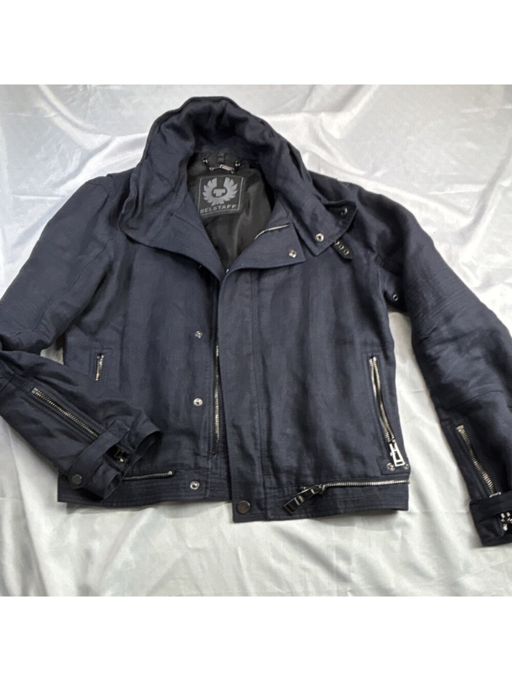 Belstaff Men's Black Bomber Jacket Size 52